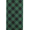 Buffalo Check Plaid Diagonal Ribbon --- 4" x 10 yards --- Green & Black Color